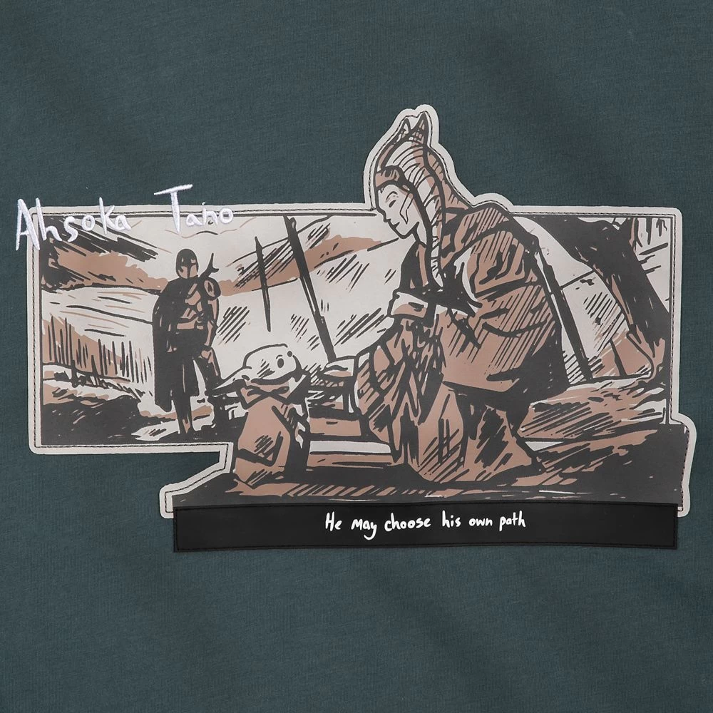 Ahsoka Tano Fashion T-Shirt For Adults – Star Wars: The Mandalorian - Image 3