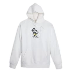 Mickey Mouse Genuine Mousewear Pullover Hoodie For Adults – White