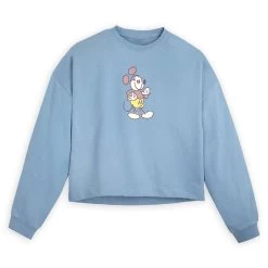 Mickey Mouse Genuine Mousewear Pullover Sweatshirt For Women – Blue