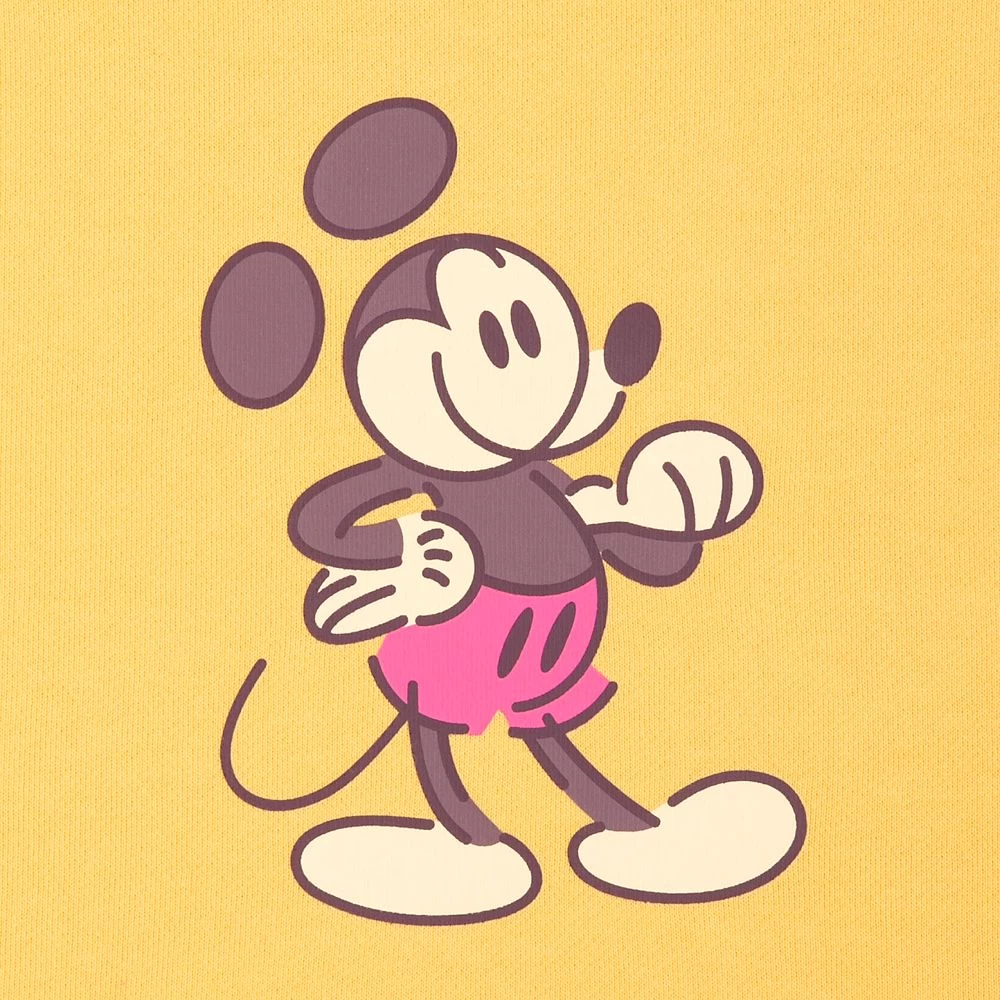 Mickey Mouse Genuine Mousewear Pullover Sweatshirt For Women β Gold - Image 3