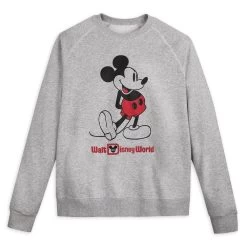 Mickey Mouse Classic Sweatshirt For Adults – Walt Disney World – Gray