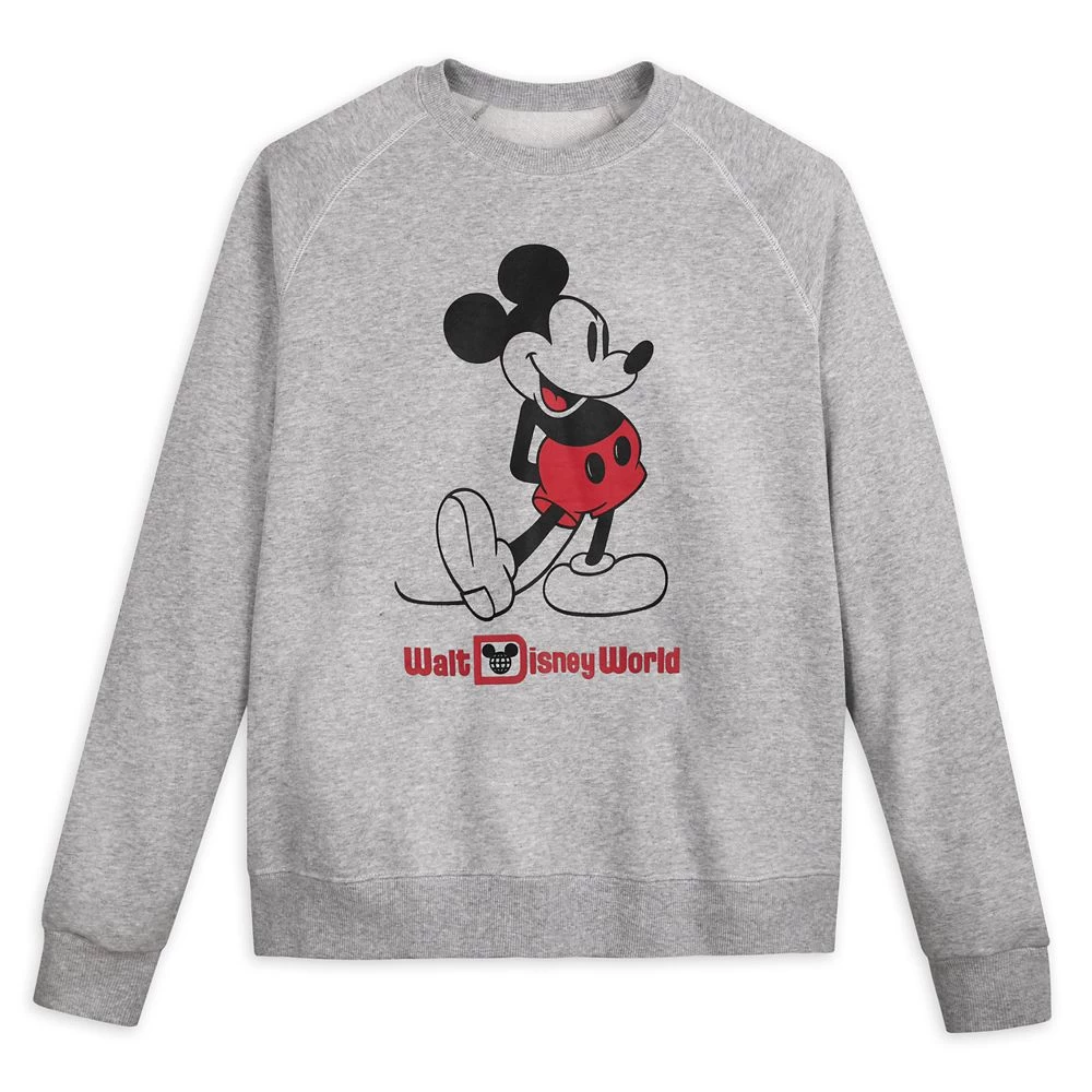 Mickey Mouse Classic Sweatshirt For Adults – Walt Disney World – Gray