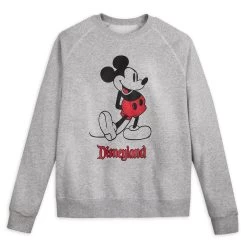 Mickey Mouse Classic Sweatshirt For Adults – Disneyland – Gray