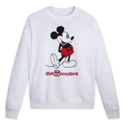 Mickey Mouse Classic Sweatshirt For Adults – Walt Disney World – White