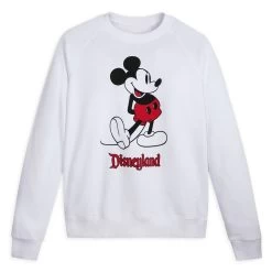 Mickey Mouse Classic Sweatshirt For Adults – Disneyland – White