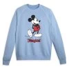 Mickey Mouse Classic Sweatshirt For Adults – Disneyland – Blue