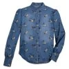 Mickey And Friends Chambray Long Sleeve Shirt For Women By Our Universe