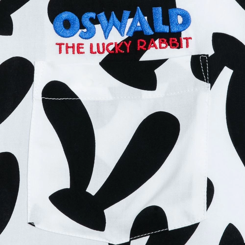 Oswald The Lucky Rabbit Woven Shirt For Adults – Disney100 - Image 3