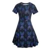 Black Panther Skater Dress For Women By Cakeworthy