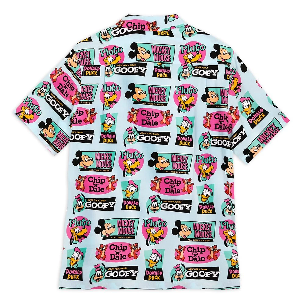 Mickey Mouse And Friends Woven Shirt For Men - Image 2