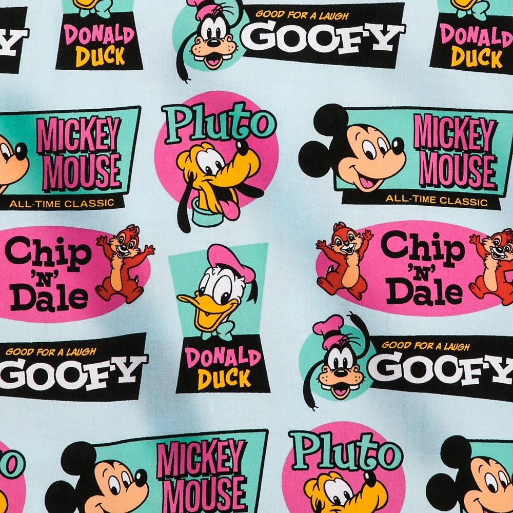 Mickey Mouse And Friends Woven Shirt For Men - Image 4