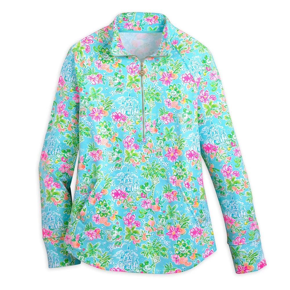 Mickey And Minnie Mouse Skipper Pullover For Women By Lilly Pulitzer – Walt Disney World - Image 2