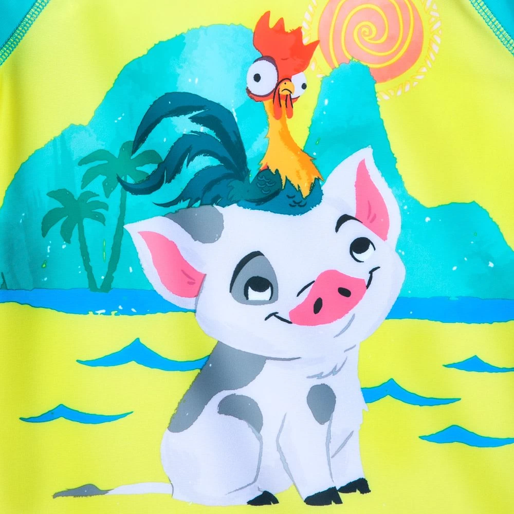 Pua And Hei Hei Rash Guard For Kids β Moana - Image 4