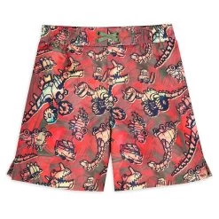 Cars On The Road Swim Trunks For Kids