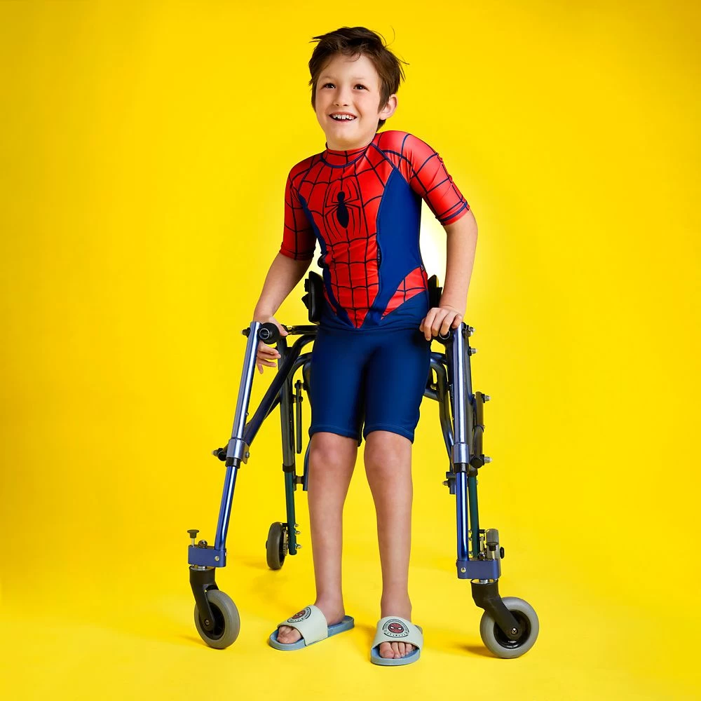 Spider-Man Adaptive Rash Guard Swimsuit For Kids - Image 2