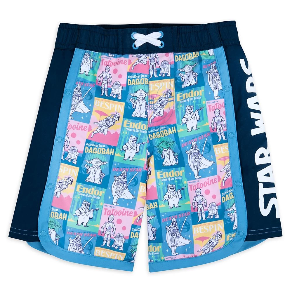 Star Wars Adaptive Swim Trunks For Kids