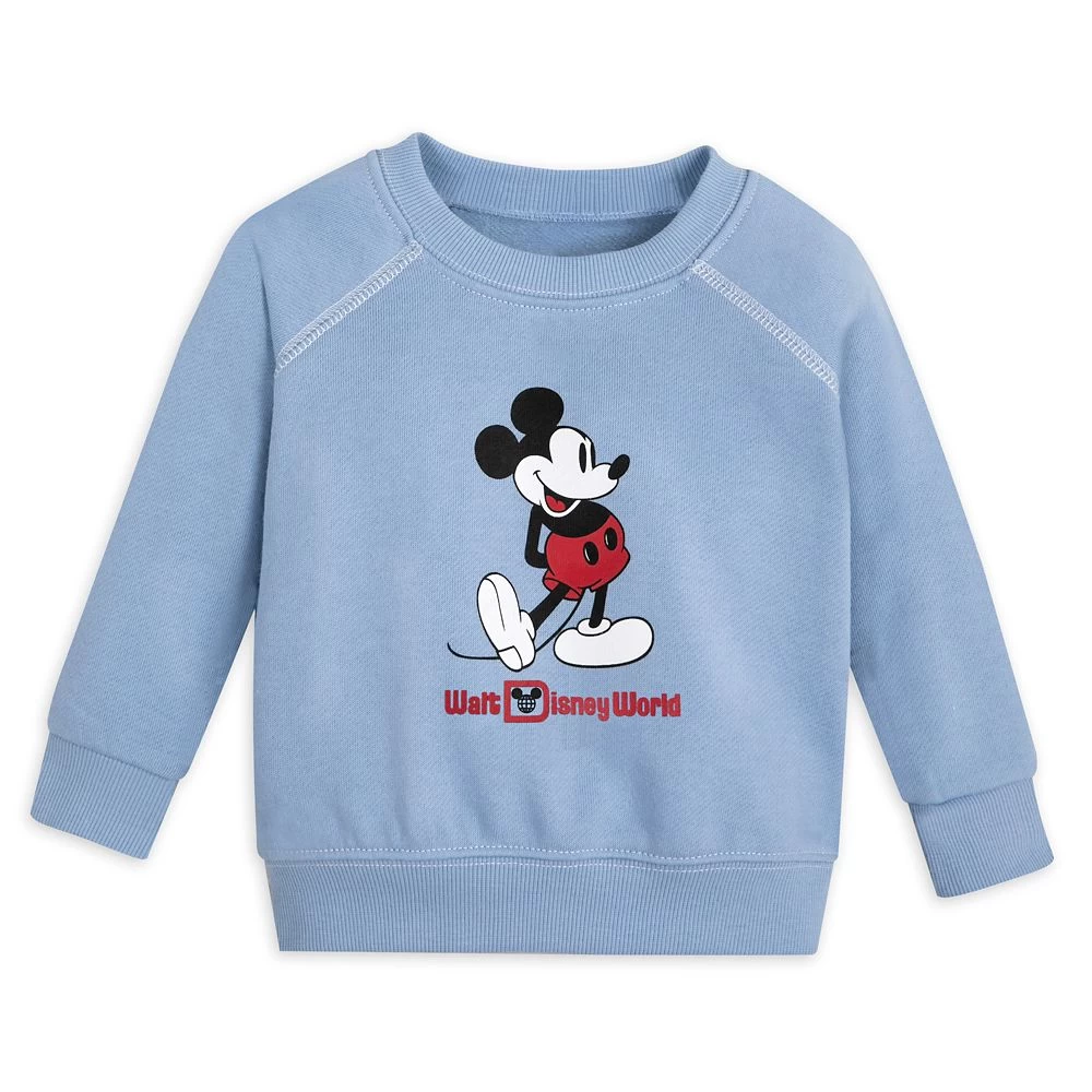 Mickey Mouse Classic Sweatshirt For Baby – Walt Disney World – Blue