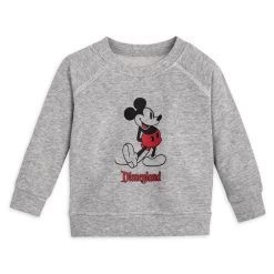 Mickey Mouse Classic Sweatshirt For Baby – Disneyland – Gray