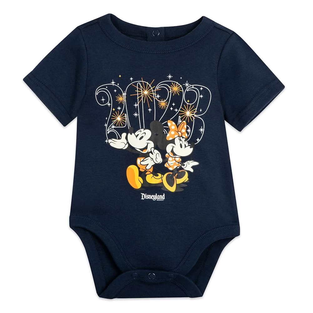 Mickey And Minnie Mouse Bodysuit For Baby – Disneyland 2023