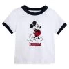 Mickey Mouse Classic Ringer T-Shirt For Baby – Disneyland – White