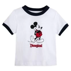 Mickey Mouse Classic Ringer T-Shirt For Baby – Disneyland – White
