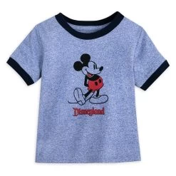 Mickey Mouse Classic Ringer T-Shirt For Baby – Disneyland – Blue