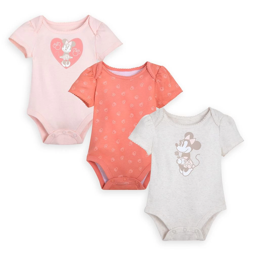 Minnie Mouse Bodysuit Set For Baby