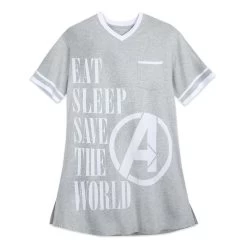 Marvel's Avengers ''Eat Sleep Save The World'' Sleep T-Shirt For Women