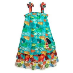 Moana Woven Dress For Girls