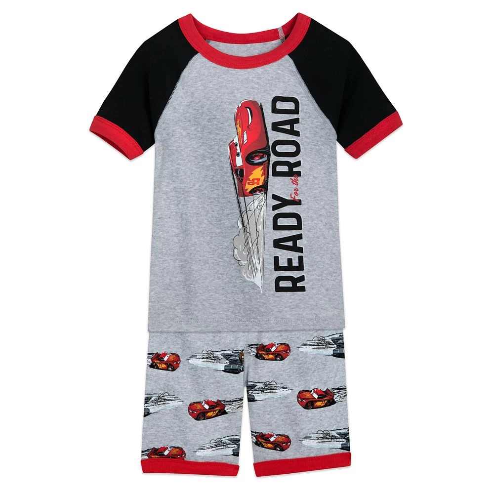 Lightning McQueen PJ PALS Short Set For Kids – Cars