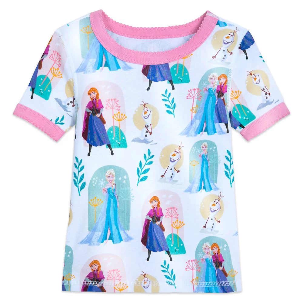 Frozen PJ PALS Short Set For Girls - Image 2