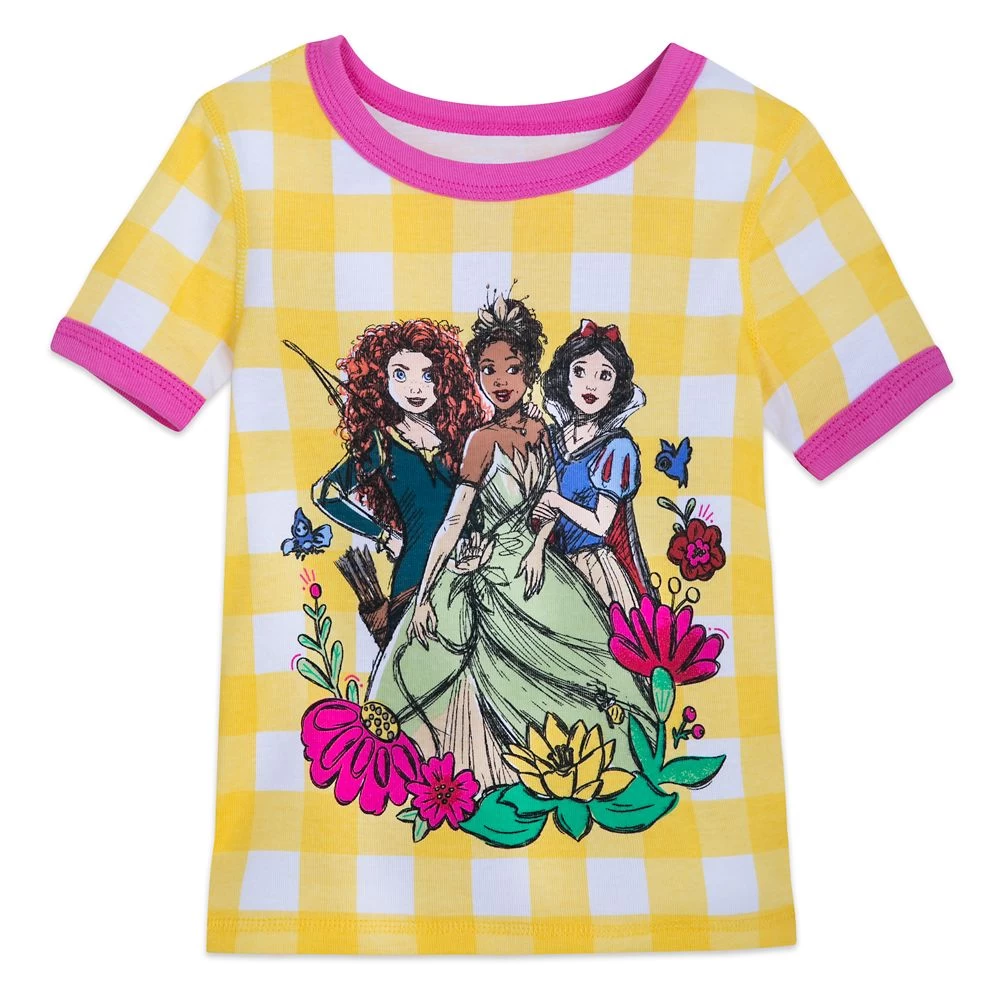 Disney Princess PJ PALS Short Set For Girls - Image 2