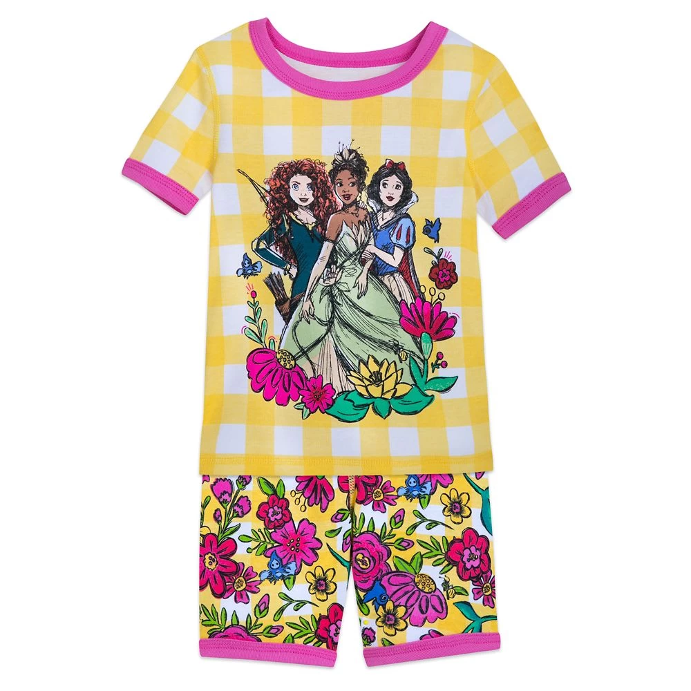 Disney Princess PJ PALS Short Set For Girls