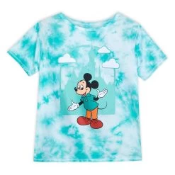 Mickey Mouse And Fantasyland Castle Tie-Dye T-Shirt For Boys – Sensory Friendly