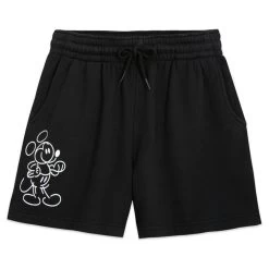 Mickey Mouse Genuine Mousewear Shorts For Women – Black