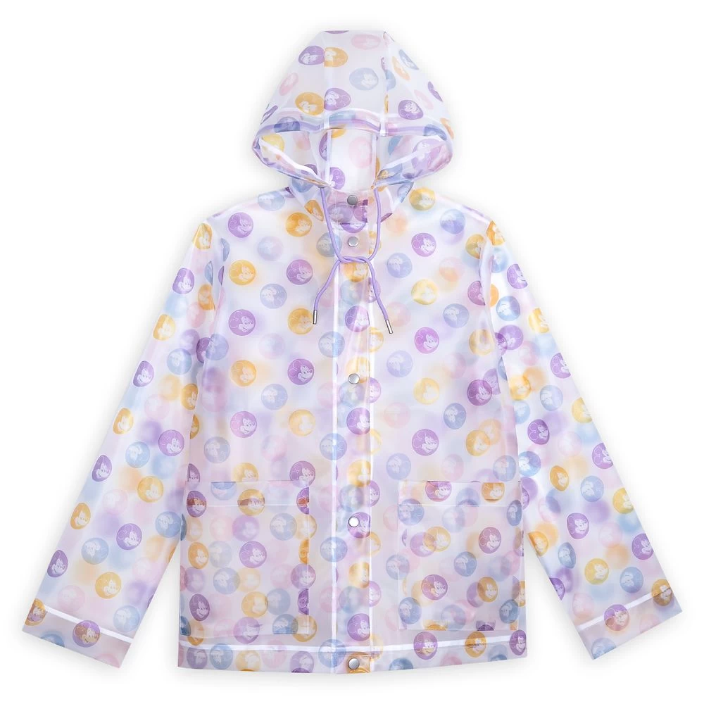 Mickey Mouse Hooded Rain Jacket For Women