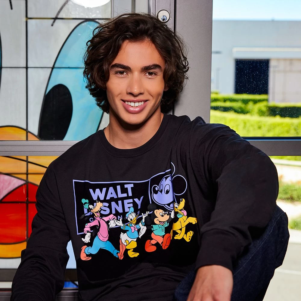 Mickey Mouse And Friends ''Cartoon Pals'' Long Sleeve T-Shirt For Adults - Image 2