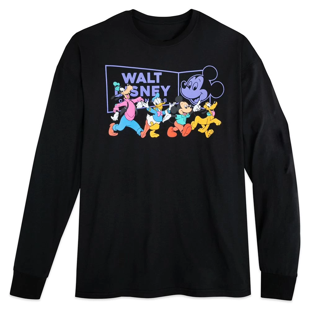 Mickey Mouse And Friends ''Cartoon Pals'' Long Sleeve T-Shirt For Adults