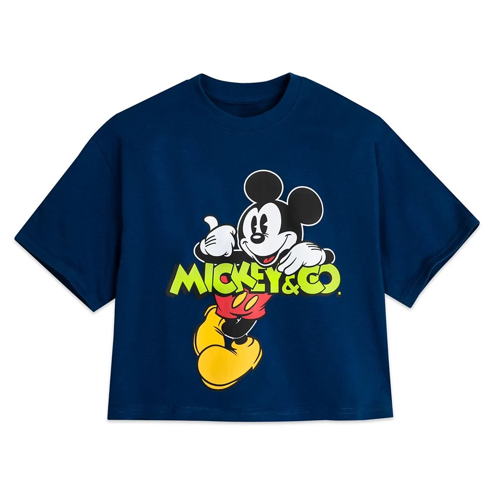 Mickey Mouse T-Shirt For Women β Mickey & Co. β Navy