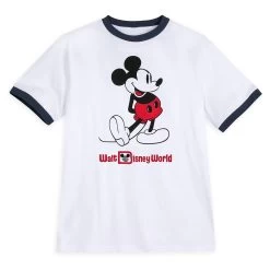 Mickey Mouse Classic Ringer T-Shirt For Adults – Walt Disney World – White