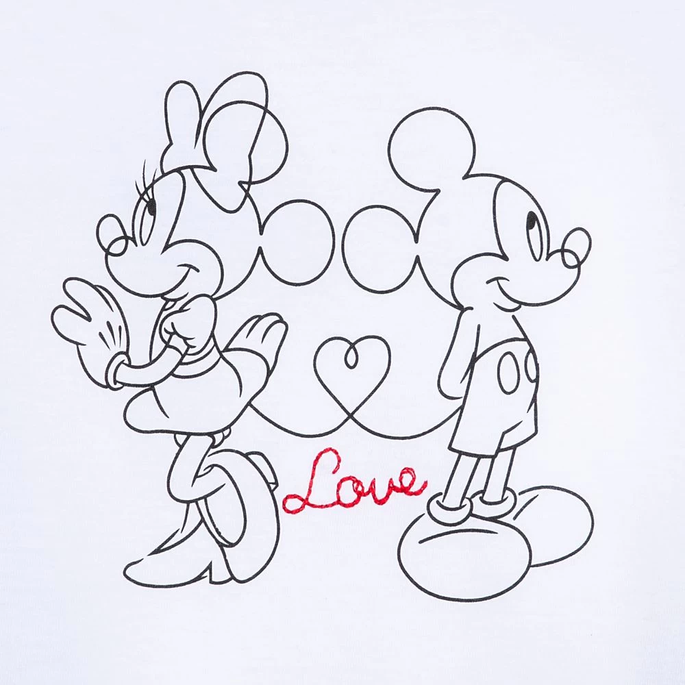 Mickey And Minnie Mouse Fashion T-Shirt For Women - Image 3