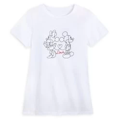 Mickey And Minnie Mouse Fashion T-Shirt For Women