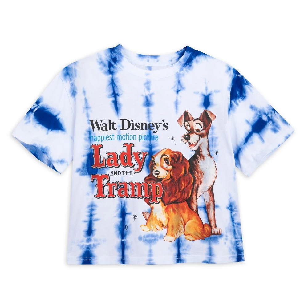 Lady And The Tramp Tie-Dye T-Shirt For Women