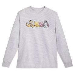 Winnie The Pooh And Pals Long Sleeve Striped T-Shirt For Men