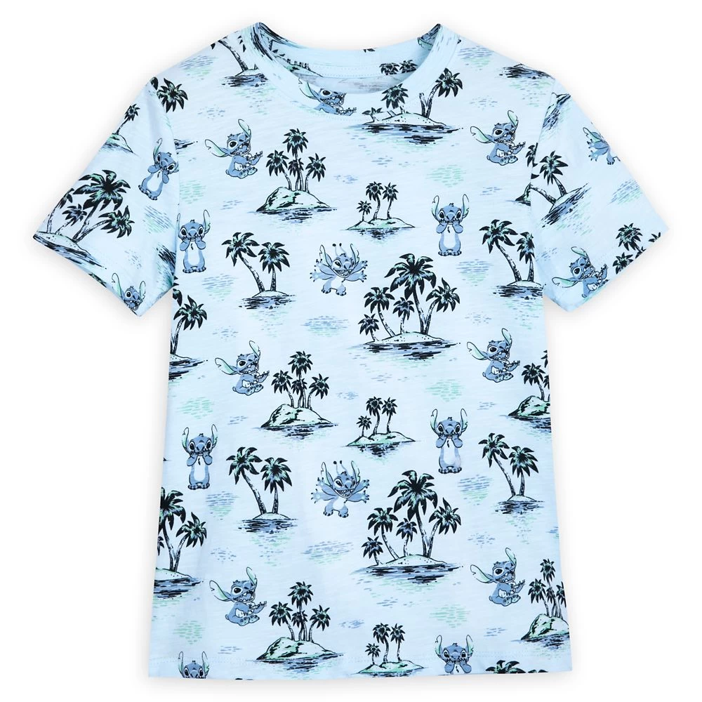 Stitch Tropical T-Shirt For Kids