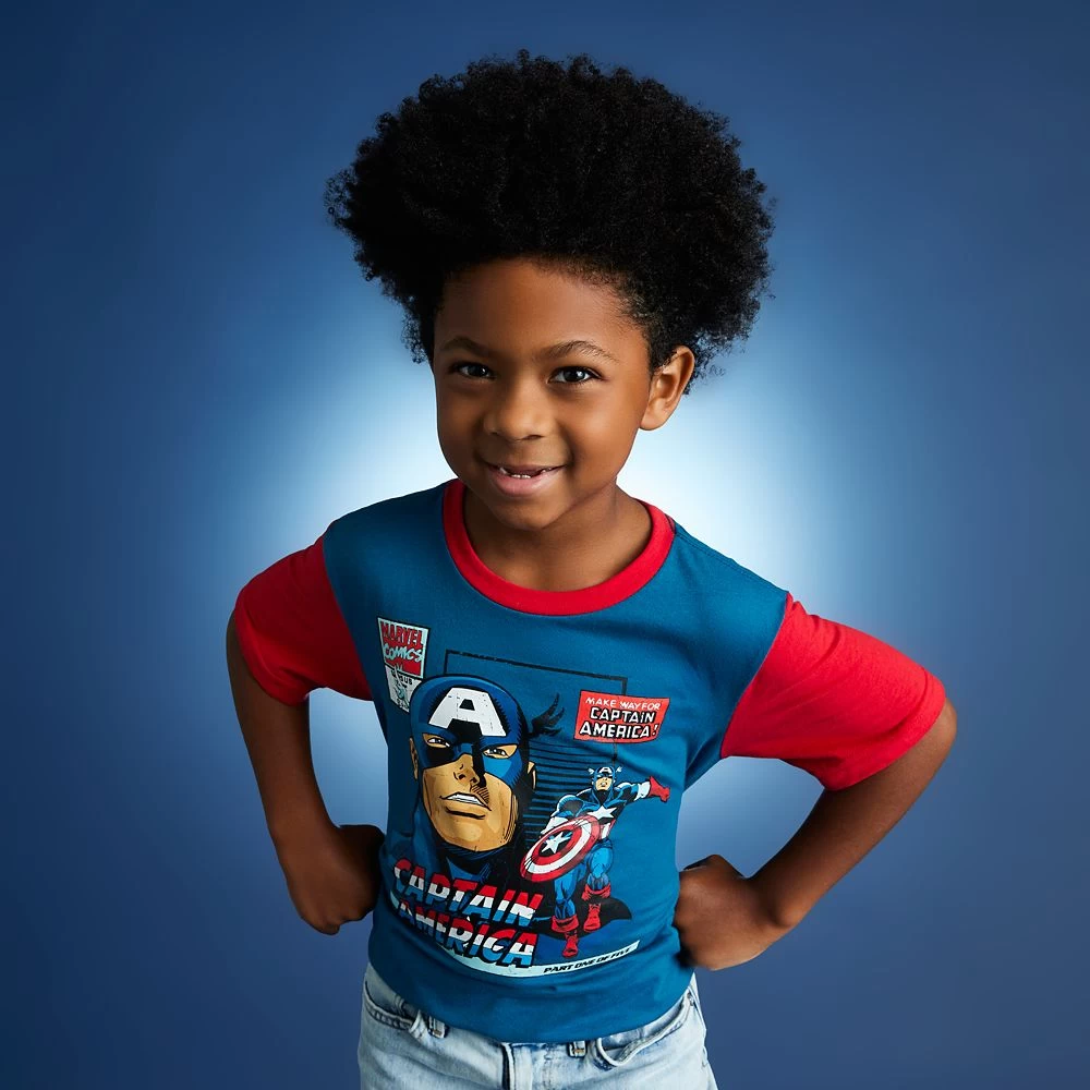 Captain America Fashion Tee For Kids - Image 2
