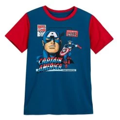 Captain America Fashion Tee For Kids