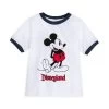 Mickey Mouse Classic Ringer T-Shirt For Kids – Disneyland – White