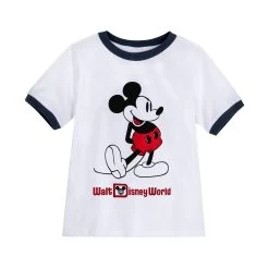 Mickey Mouse Classic Ringer T-Shirt For Kids – Walt Disney World – White