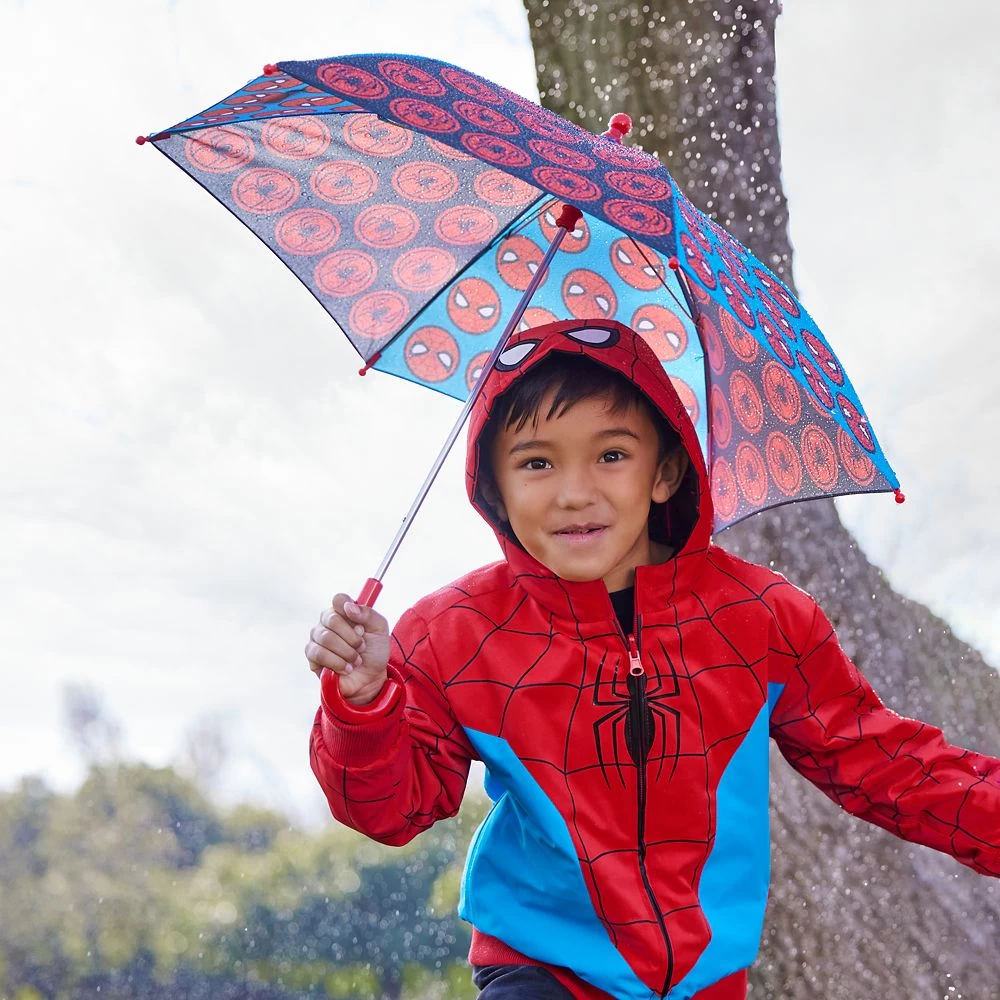 Spider-Man Reversible Rain Jacket For Kids - Image 2